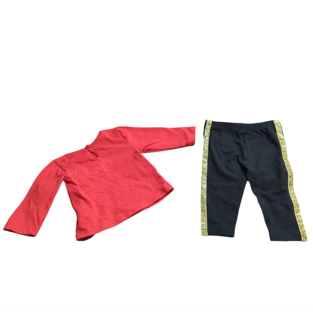 Disney Minnie Mouse Top & Disney Baby Pants Size 6-9M.